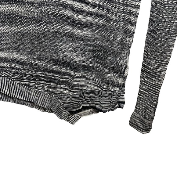 VINTAGE Rock & Republic Marled Open-Work Sweater in Grey Size XL - Picture 12 of 12